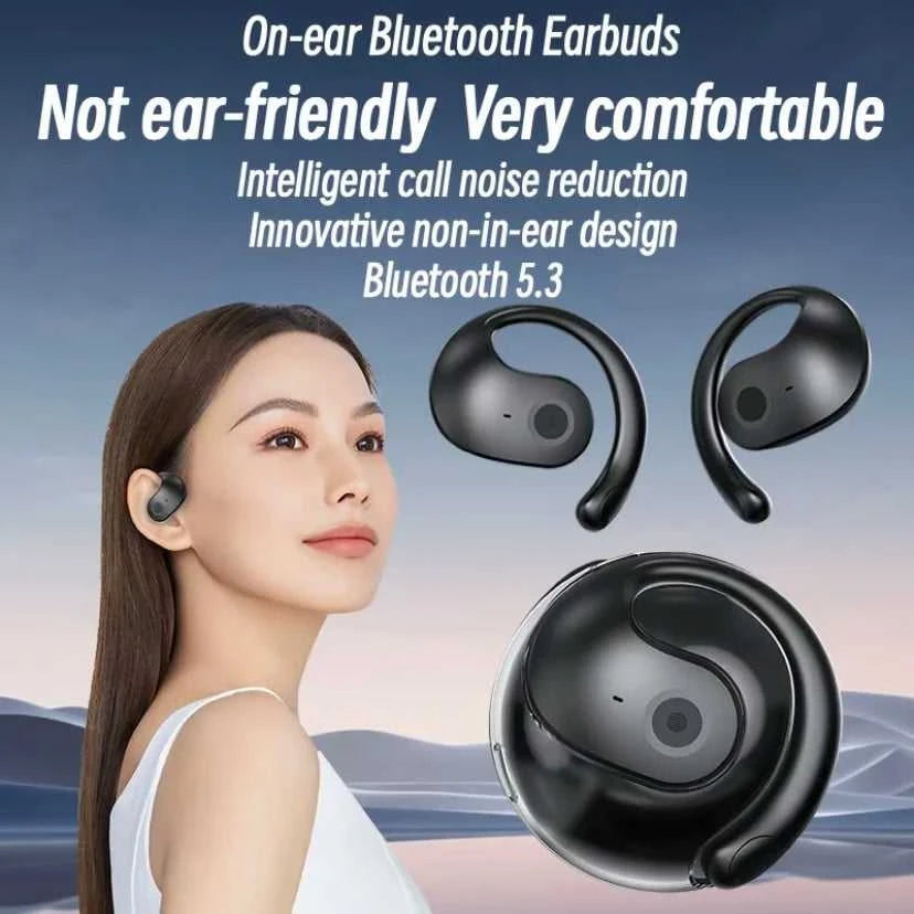 OWS BY01 Earbuds HiFi Sound Quality Wireless Bluetooth-Compatible Non-hanging EarHeadset IPX5 Waterproof with Large Capacity Ba The jack market .AU The jack market .AU Accessories Electronics $ 51 14:193#BY01-Black