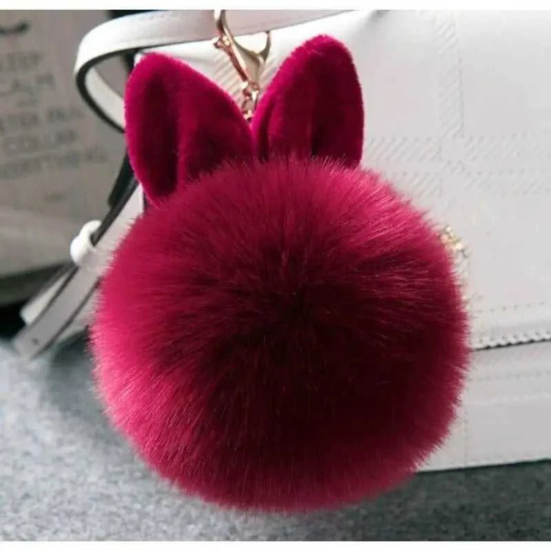Furry Rabbit Ear Furry Ball Keychain Cute Rabbit Ear Plush Pendant Faux Fur Furry Rabbit Ear Bag Accessory Car Hanging Accessory The jack market .AU The jack market .AU Jewellery & Chains $ 47 14:1202#Brown
