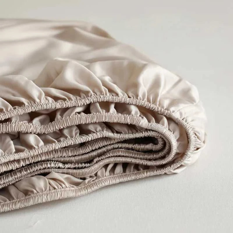 Natural Mulberry Silk Fitted Sheet Pure Silk Mattress Cover for Single Double King Queen Size Bedding High End Luxury Bed Cover The jack market .AU The jack market .AU Home $ 72 14:200002984#Latte Brown;5:200013267#90x200x30cm