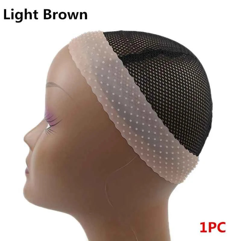 Silicone Wig Band & Stretchy Cap - Non-Slip, Seamless Comfort for Yoga & Daily Wear