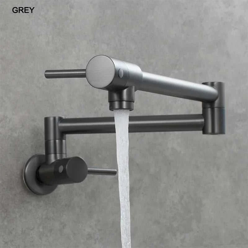 Brass Pot Filler Tap Wall Mount Foldable Kitchen Faucet Single Cold Single Hole Sink Tap Rotate Folding Spout Chrome Gold Black The jack market .AU The jack market .AU Home $ 174 14:29#Chrome Type A