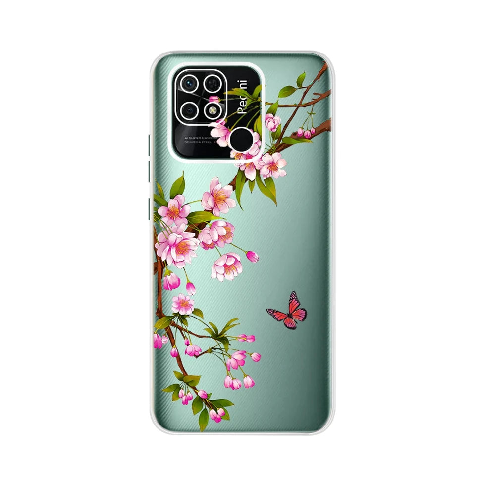For Cover Redmi 10 Case Silicon Back Cover Phone Case For Xiaomi Redmi 10 2022 Soft coque TPU Redmi 10a 10c Clear bumper etui