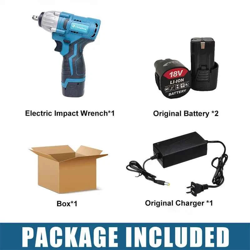 16.8V 200N.m lithium rechargeable electric brushless electric impact wrench 3/8 axis small wrench