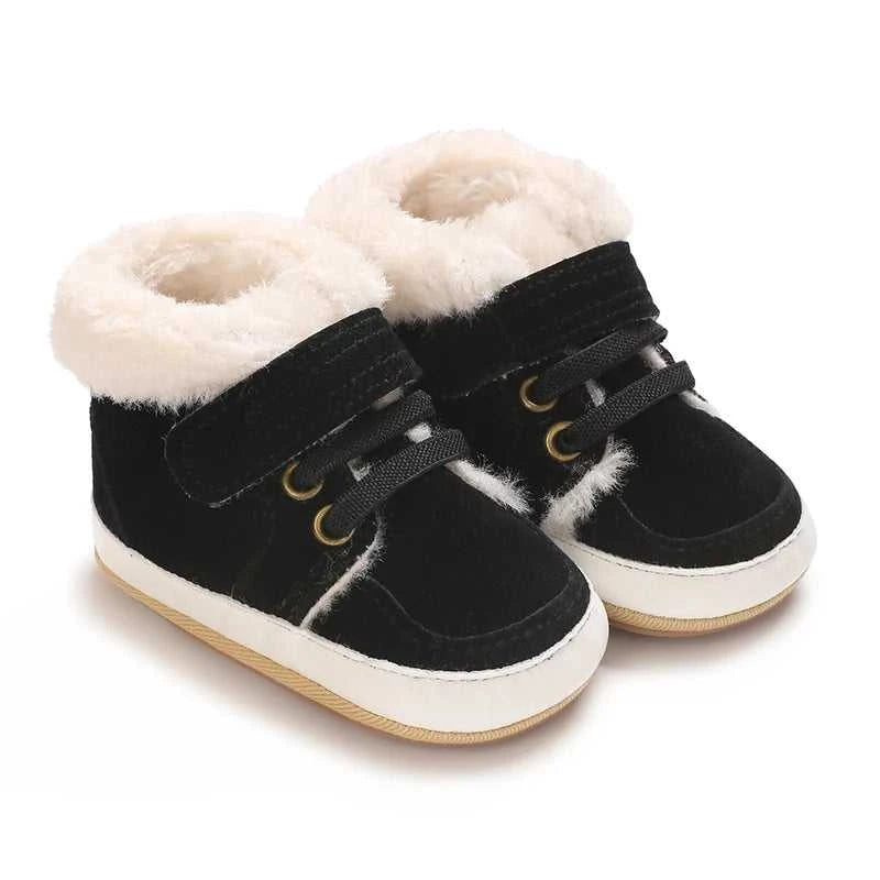 HAIZHIW Winter Baby Boy Girl High Tops Sneakers Rubber Anti-Slip Sole Fleece for Warmth Infant Newborn First Walking Crib Shoes The jack market .AU The jack market .AU Mum & Kids: Essential Products for Every Family $ 27 14:771#H-66BLACK;200000264:201336171