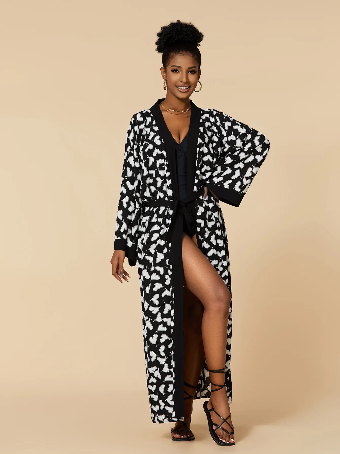 2026 Women's Kaftan Beach Cover-Up Dress - Stylish Long Tunic for Summer Bikinis & Beachwear
