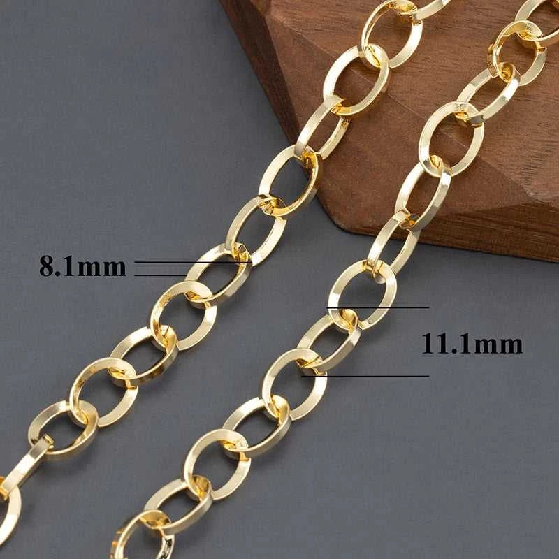 GUFEATHER,1m/lot,C126,jewelry accessories,diy chain,pass REACH,nickel free,18k gold plated,jewelry making,diy bracelet necklace The jack market .AU The jack market .AU Jewellery & Chains $ 52 14:29#C12601