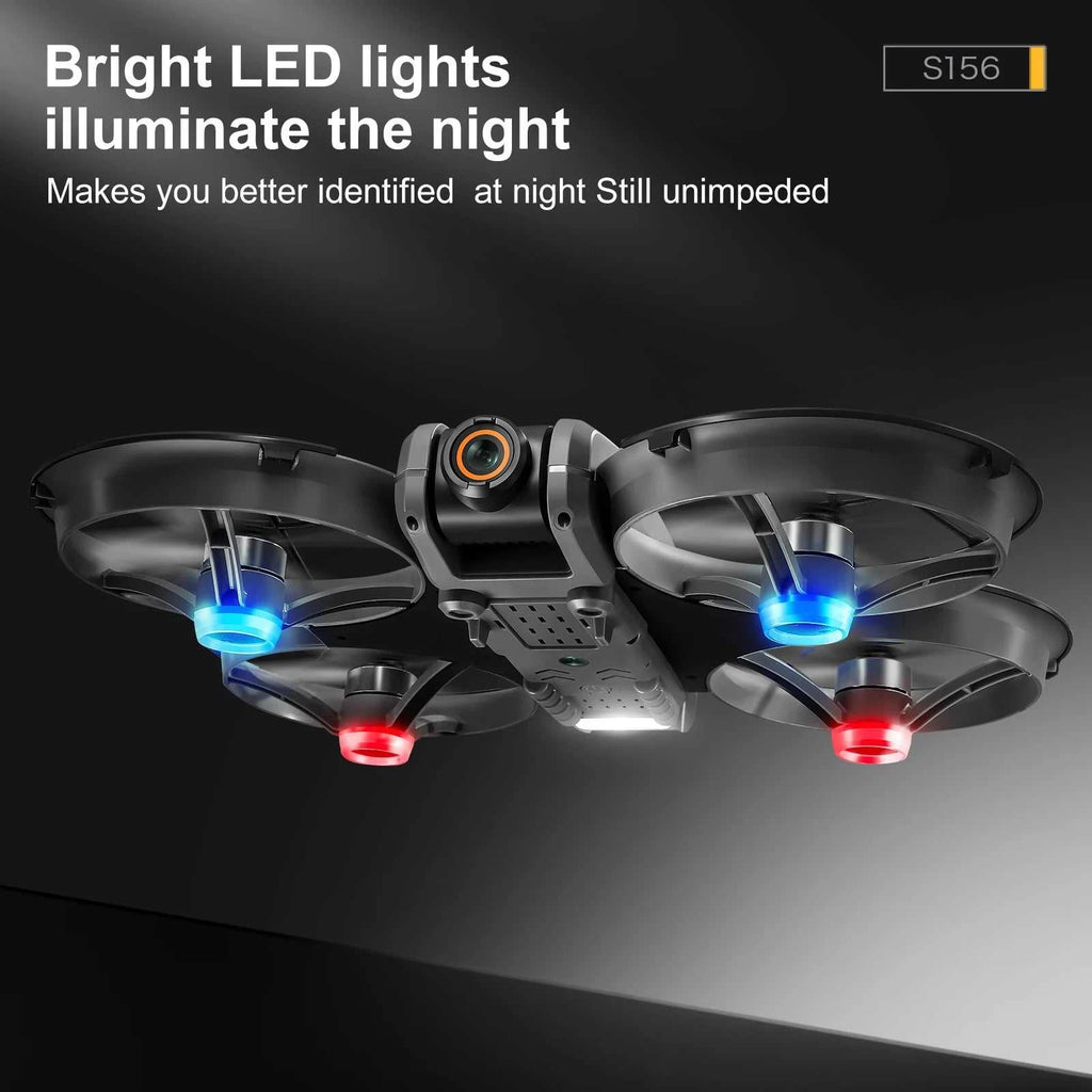 NEW S156 RC Drone 2.4G 5G WIFI Professional 8K Aerial Photography Remote Control Aircraft HD Dual Camera Quadcopter Boy Toy Gift The jack market .AU The jack market .AU Drones $ 124 14:350852