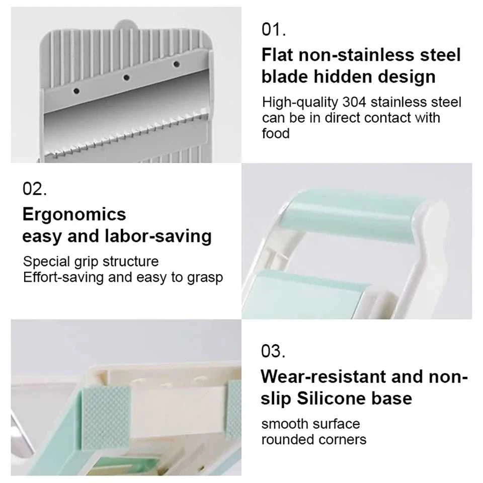 Donirt 5 in 1 Vegetable Cutter Mandoline Slicer Manual Food Chopper Fruit Potato Cucumber Carrot Meat Slicer Shredder Safe Slice The jack market .AU The jack market .AU Home $ 65 14:200006153#5 Blades