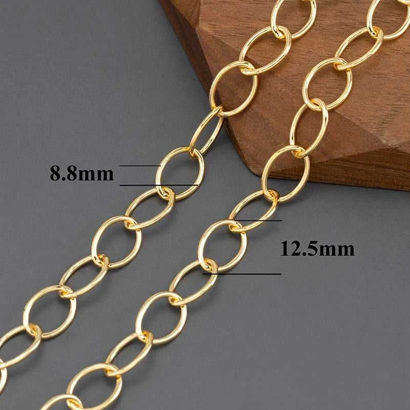 GUFEATHER,1m/lot,C126,jewelry accessories,diy chain,pass REACH,nickel free,18k gold plated,jewelry making,diy bracelet necklace The jack market .AU The jack market .AU Jewellery & Chains $ 52 14:29#C12601
