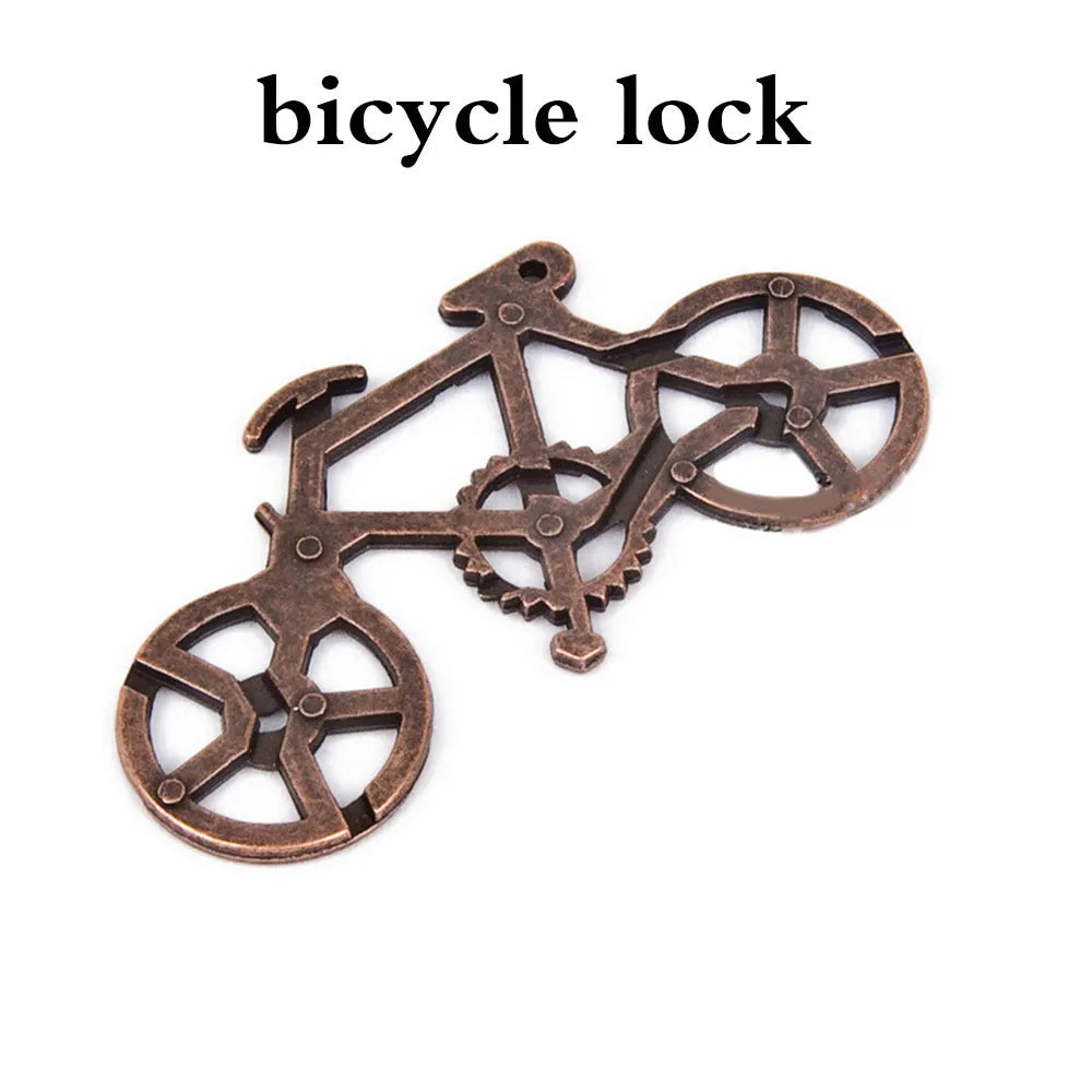 Classic IQ Metal Brain teaser Magic Puzzles Toys Locks Baffling Wire Diecast Kirsite Game Intelligence For Adults Game Test Mind