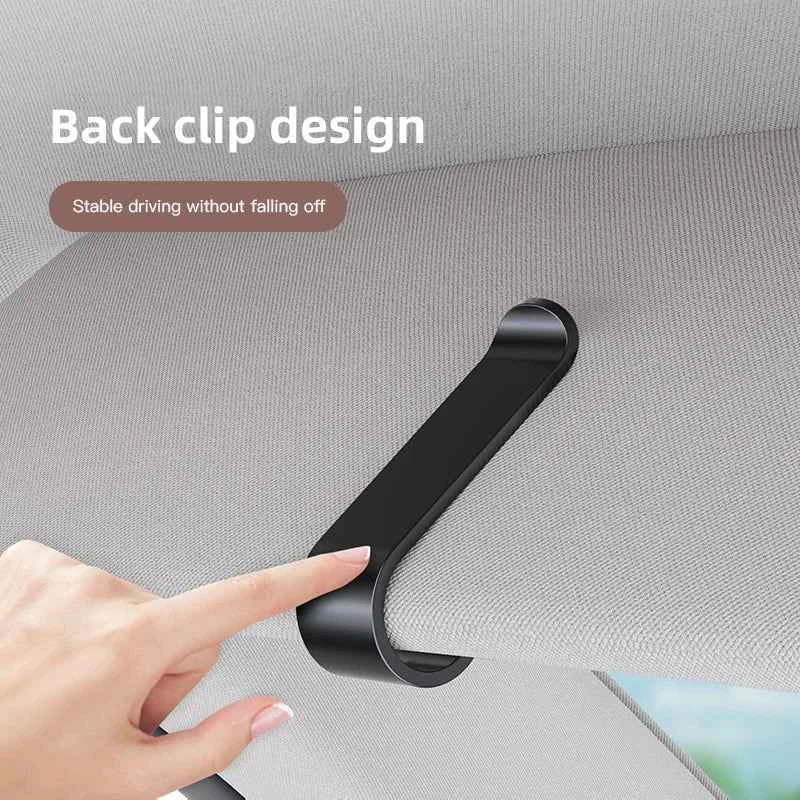 Mirror Style Car Sun Visor Glasses Holder Sunglasses Clip For Peugeot 206 307 308 3008 207 208 407 4008 408 508 2008 5008 301