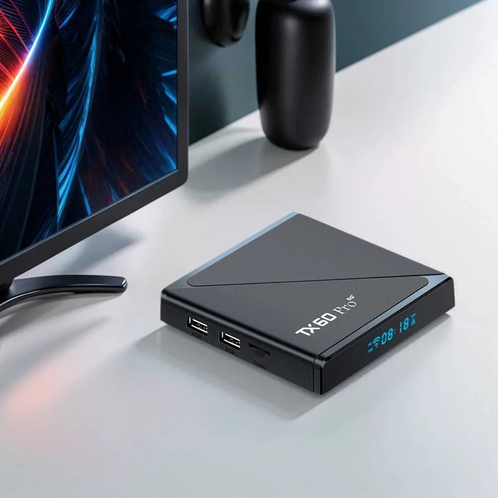2025 Smart TV Box TX60 PRO Android 10 TV Box 14K 2.4G 5G Dual WiFi 6 Set-top Box Video Media Player 16G 256G Home Set Top Box The jack market .AU The jack market .AU Accessories Electronics $ 88 14:350853#AU