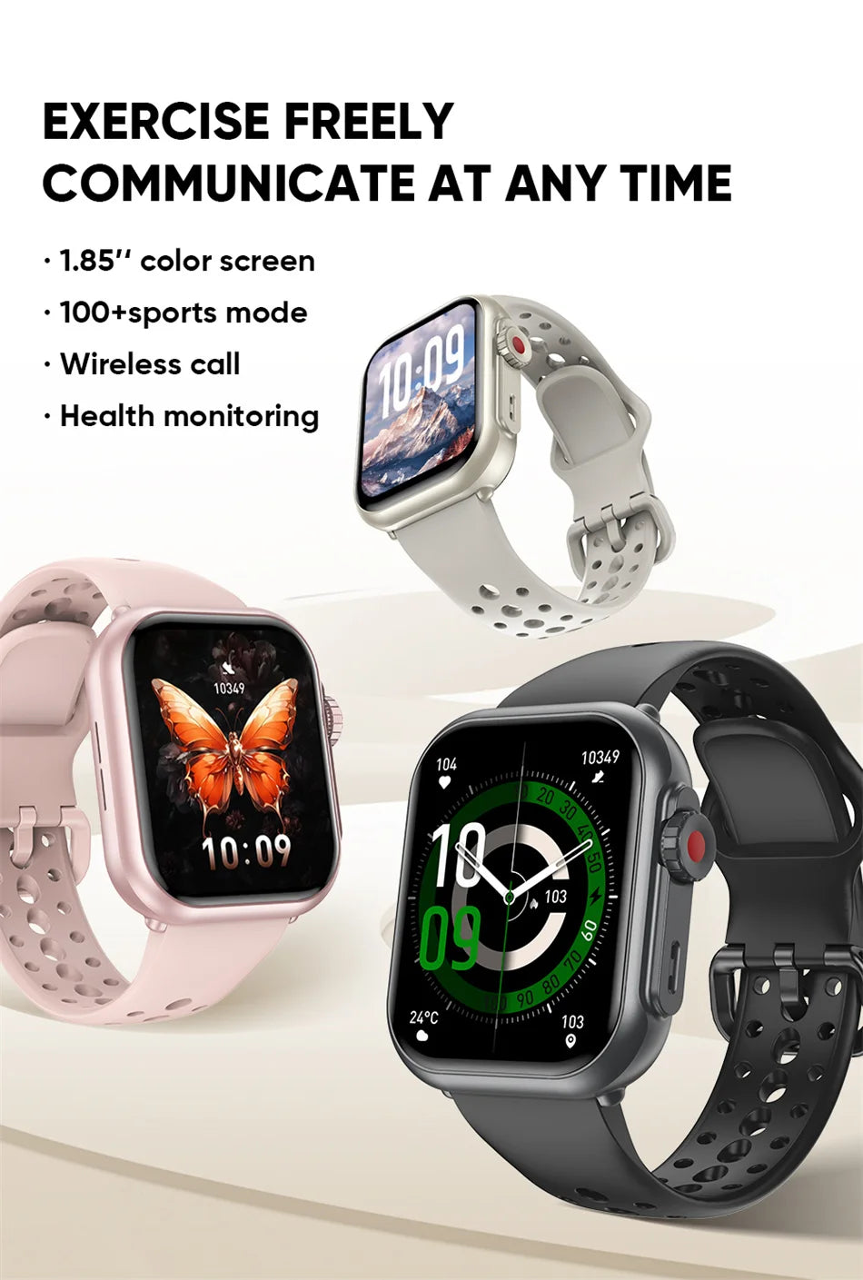 Ultra K62 1000mAh Battery AMOLED Smart Watch Heart Rate Men 100+Sport HD Bluetooth Call IP67Waterproof Women SmartWatch 2026 New