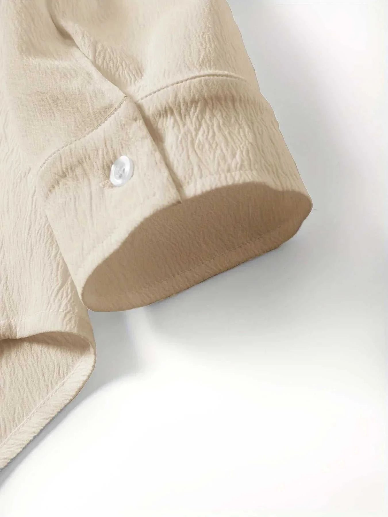 Men's Fall Casual Outfits Solid Color Henley Collar Long Sleeve Tops with Elastic Waist Pants Long Sleeve Pants Shirt Suit The jack market .AU The jack market .AU Men Fashion $ 47 14:193#Black;5:100014064