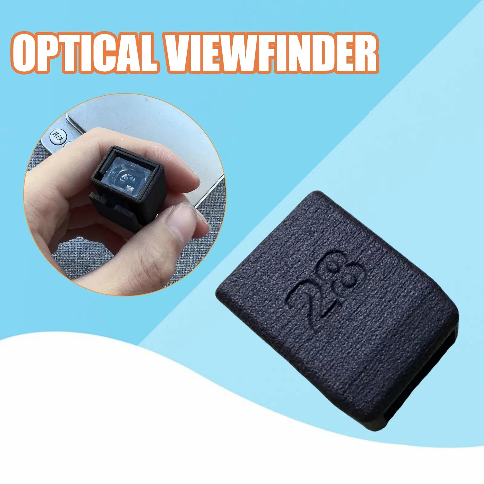 Universal Optical Viewfinder 28mm 40mm Rangefinder External For Ricoh GR for Sigma DP1 for Fuji PS Cameras Parts for shutterbugs