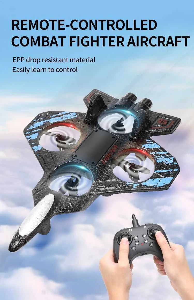 2.4G remote control fighter electric foam glider stunt tumbling UAV hovering helicopter with LED colorful lights aircraft model The jack market .AU The jack market .AU Drones $ 71 14:173