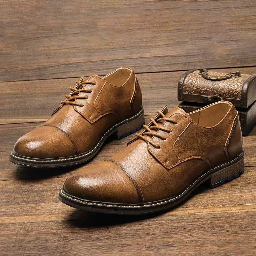 Retro Men's Derby Shoes 2024 New Men Casual shoes Fashion Men Leather Shoes #AL6604 The jack market .AU The jack market .AU Step Up Your Style: Trendy Shoes for Every Occasion! $ 88 14:200000195#Yellow6604;200000124:3434