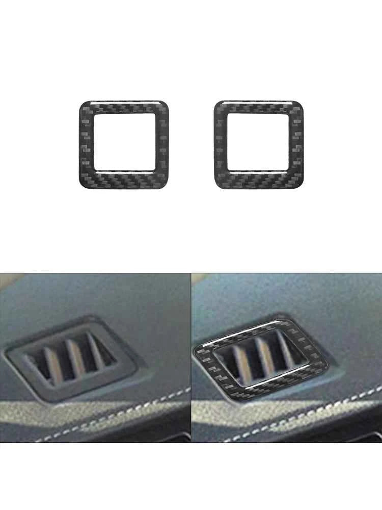 Carbon Fiber Material Black Stickers Cover Trim For Toyota Camry 2012 2013 2014 Car Interior Decorative Accessories