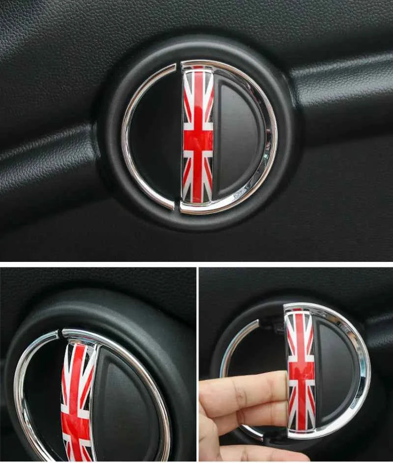 2Pcs Car Sticker For MINI COOPER R56 R55 R60 R61 Countryman F55 F56 F60 Crystal Epoxy Interior Accessory Car Door Handle Sticker