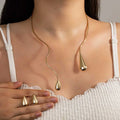 2-piece set of exaggerated Feng Shui drip geometric lines asymmetrical collar temperament versatile women's jewelry The jack market .AU The jack market .AU Jewellery & Chains $ 48 200001033:361180#XY-1078