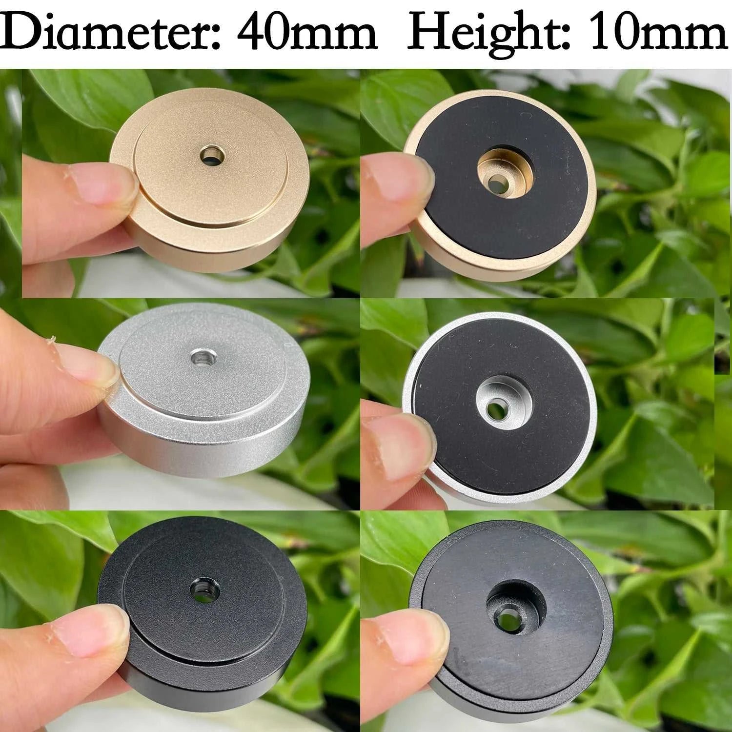 4PCS Audio Speaker Isolation Feet Pad 30*10mm 40*10mm 49*15mm Aluminum Amplifier Feet CD DAC Speakers Shock Absorption Feet Pad The jack market .AU The jack market .AU Accessories Electronics $ 62 14:193#40x10mm 4pcs;200000828:201589809#Black