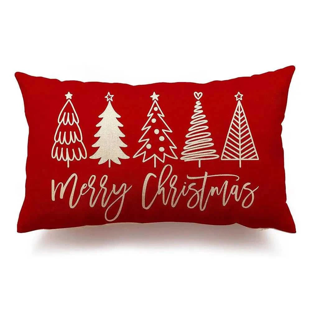 Xmas Tree Pillow Cover 30x50cm Linen Throw Pillowcase Merry Christmas Decorative Snowmen Letter Decor Pillowcase Cushion Cover The jack market .AU The jack market .AU Home $ 22 14:193#merry christmas 1