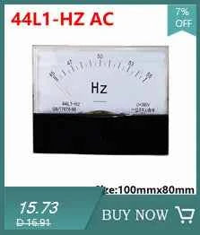44C2 Analog DC Ammeter - Precision Measurement from 50μA to 500μA for Accurate Electrical Readings