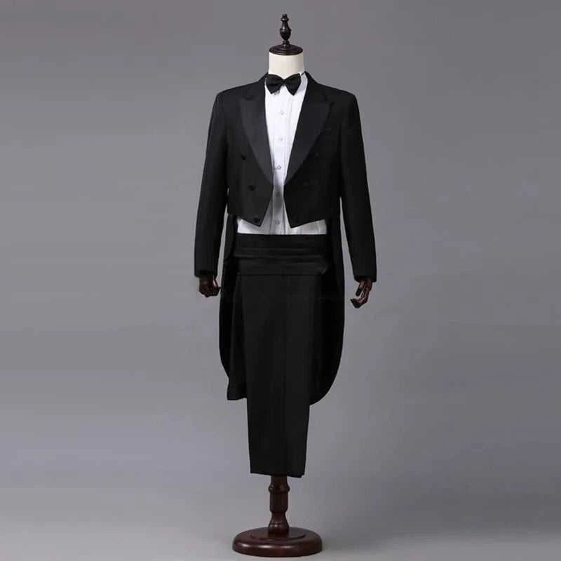 Tuxedo Dress Suits Men Embroidery Shiny Lapel Tail Coat Tuxedo Wedding Groom Tailcoats Party Stage Singer Suits Dress Coat Tails The jack market .AU The jack market .AU Men Fashion $ 69 14:200002130#Flower white;5:100014065