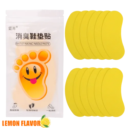 12/120Pcs Shoes Deodorant Sticker Deodorant Foot Odor Sneaker Smell Fresh Fruity Aroma Insole Sterilization Sticker Wholesale