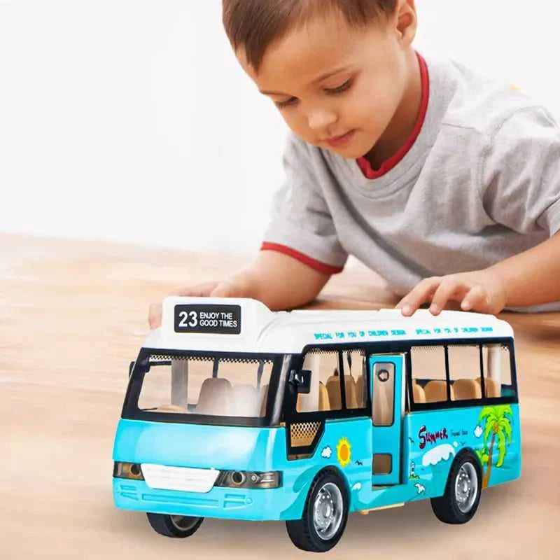 City Bus Toys Cars for Toddlers Cars for Boys Girls Pull Back Play Vehicle Bus Model with Sound Light Up & Open-able Doors The jack market .AU The jack market .AU Little Wonders $ 51 14:173