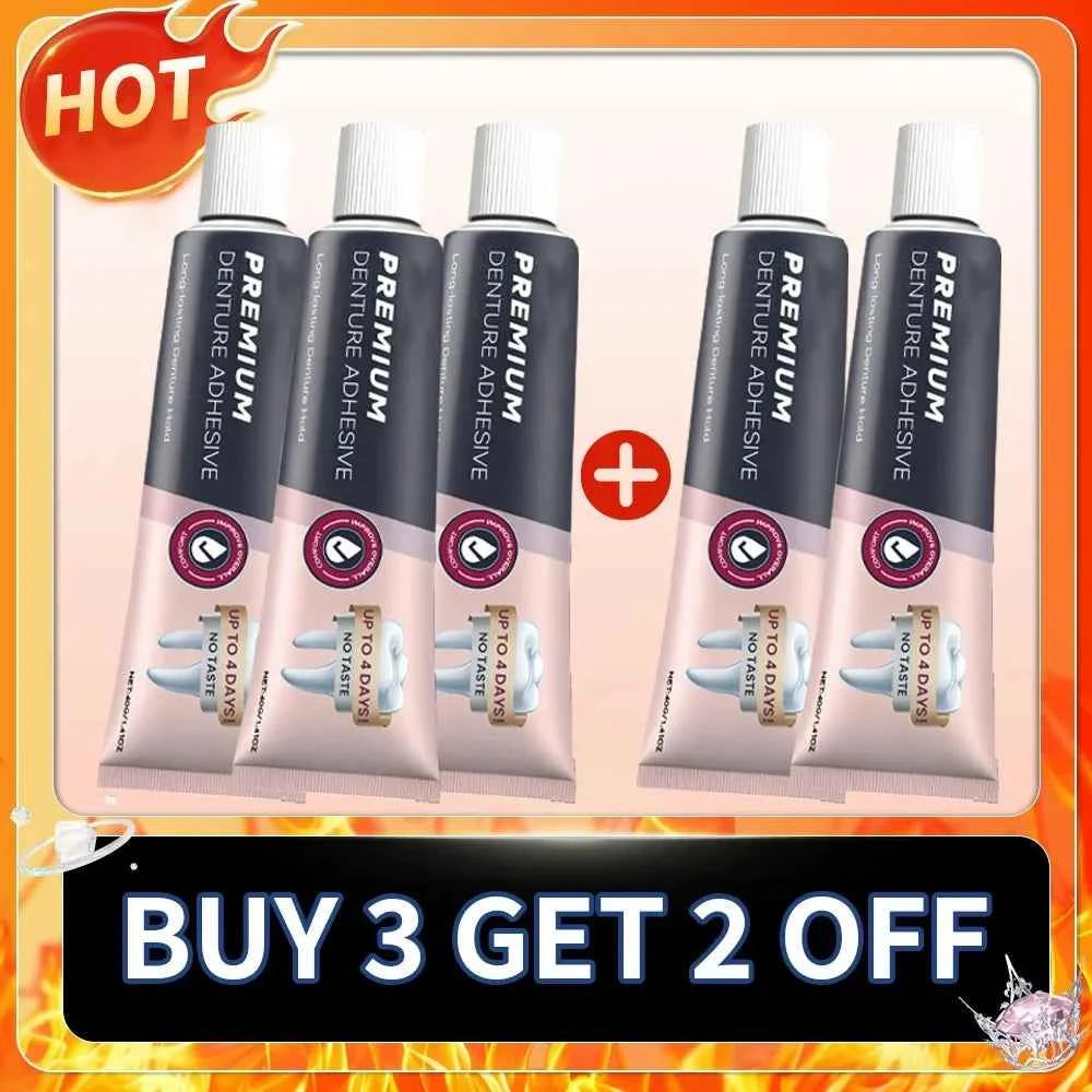 Comfort Denture Reline Kit - Flexible Silicone Adhesive for Secure, Comfortable Denture Wear