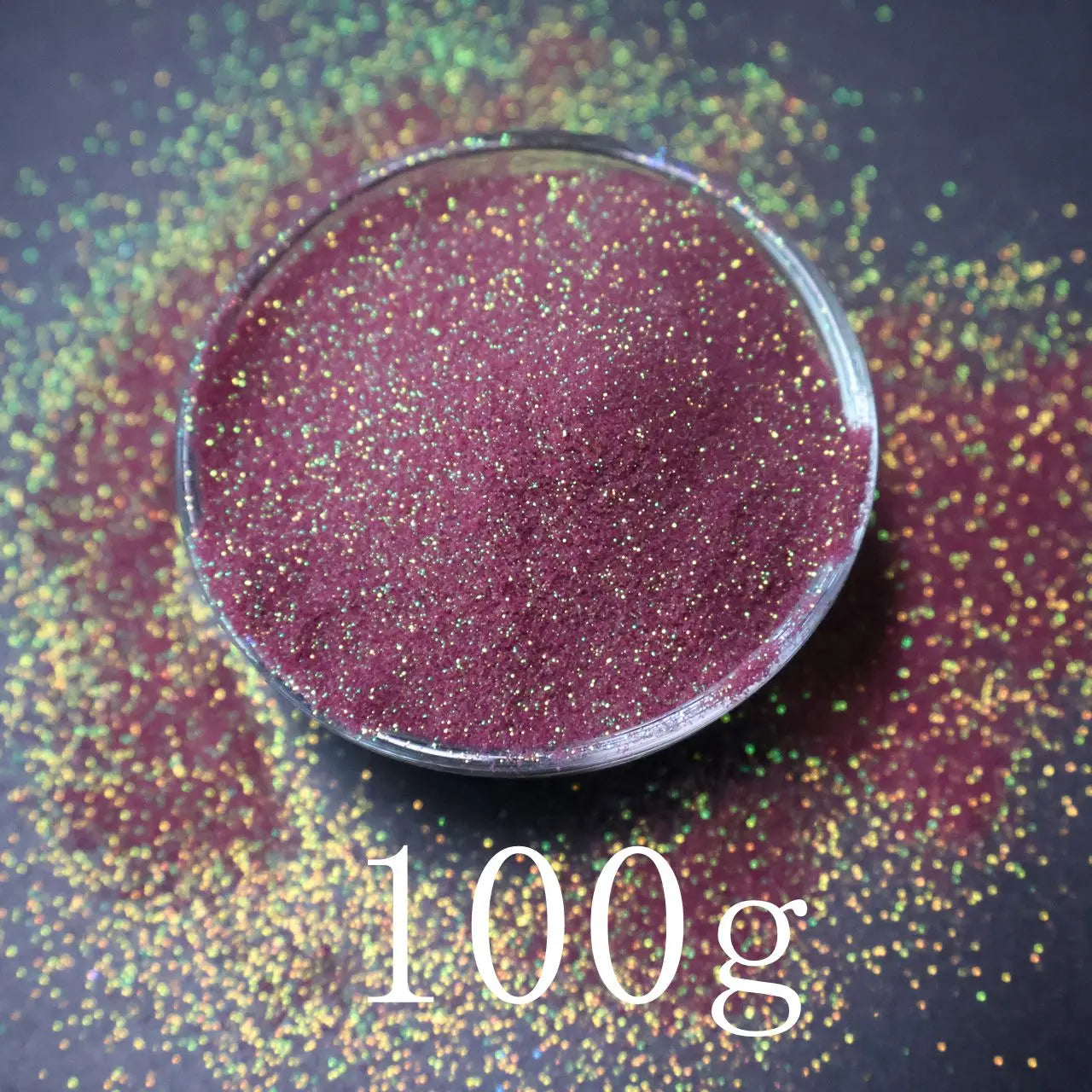 0.1mm Extra Fine Holographic White Colorful Shinning Glitter Spangle Dust for DIY lipstick,Cosmetics,Nail Art Craft Decoration
