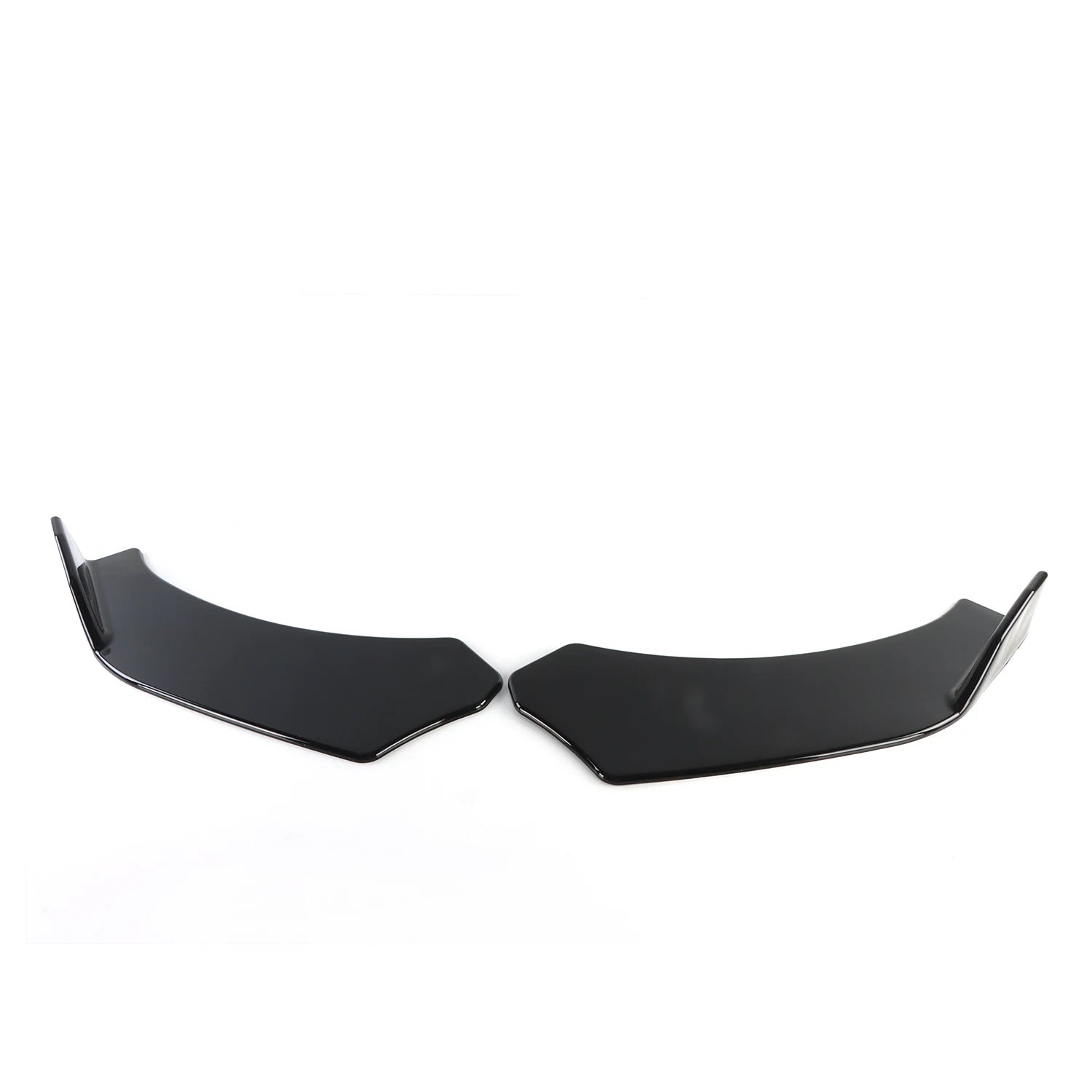 4PCS Universal Car Gloss Black Front Bumper Lip Chin Spoiler Splitter Body Kit Exterior Bumpers Automobiles Parts Accessories