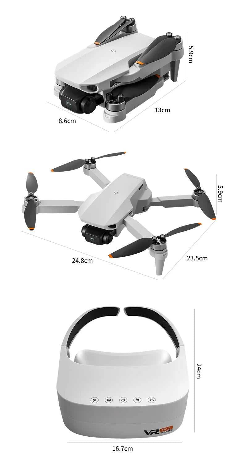 Mini Dronеs Aeri100 8K Professional with Camera Flight Accessories FPV Brushless GPS Return Real Time Travel Flying Gift Toy Boy The jack market .AU The jack market .AU Drones $ 110 14:29#VR-Aeri100 Ultra FLY
