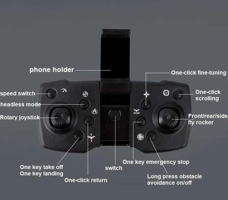 Drone 8K Professional Drones 4K HD Aerial Photography Obstacle Avoidance Quadcopter Helicopter RC Distance 3000M The jack market .AU The jack market .AU Drones $ 84 14:350852#Black Avoid Dual 8K