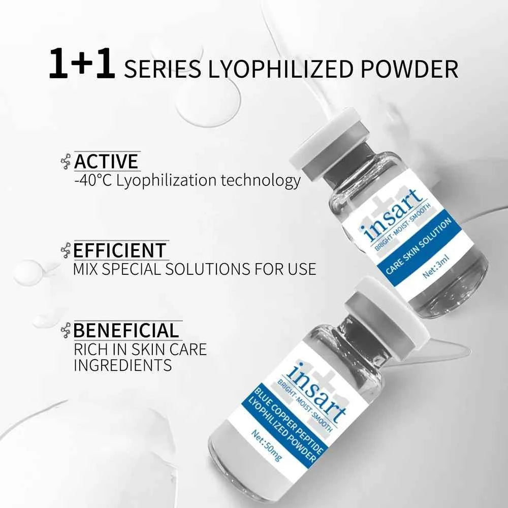 VC Collagen Blue copper peptide Lyophilized Powder Face Serum Anti Aging Brightening Moisturizing Essence for All Skin Skincare
