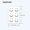 Smiley Face Temporary Tattoo - 15-Day Waterproof Magic Sticker for Effortless Fun