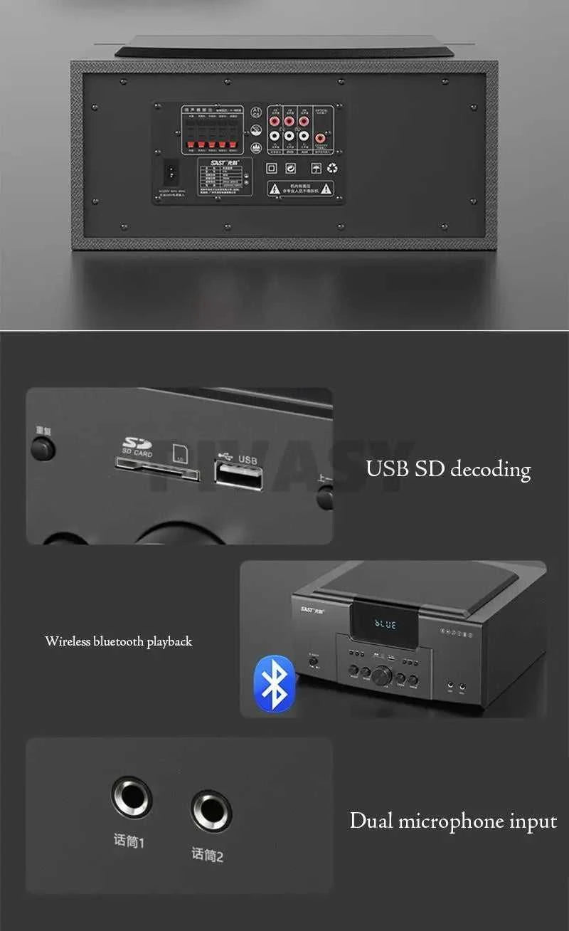 160W Home Theater Set 4Ω Bluetooth Speaker 8 Inch Subwoofer 5.1 Sound System Audio Set For Karaoke TV Living Room KTV Studio The jack market .AU The jack market .AU Accessories Electronics $ 1048 14:348#1Set x Mic