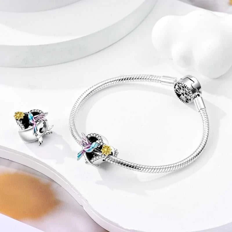 925 sterling silver owl flamingo woodpecker feather charms fit original bracelet charm bead necklace Diy female jewelry The jack market .AU The jack market .AU Jewellery & Chains $ 50 200000226:202006807#SMC6222