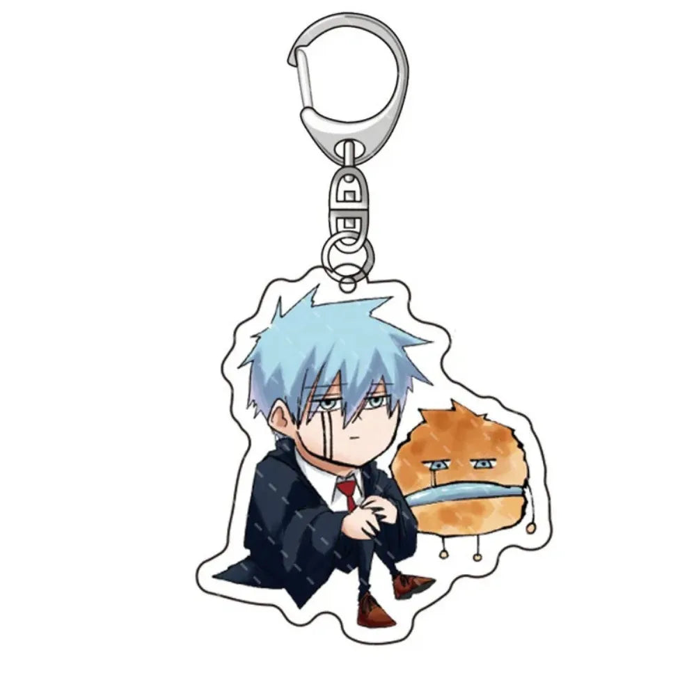 Anime Mashle Acrylic Keychains Double Side Acrylic Figure Key Ring Creative Pendant Xmas Halloween Fans Gift