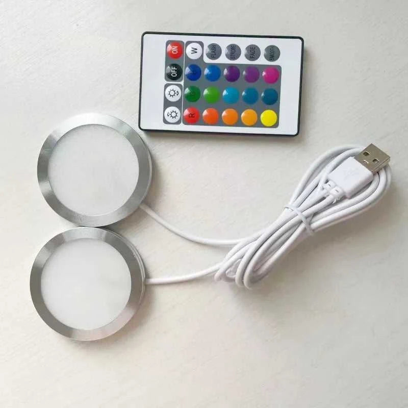 LED USB cabinet lamp 3w 5V RGB with controller spotlight downlight jewelry show ceiling light lamp 2PIN 1 recessed usb lights The jack market .AU The jack market .AU Home $ 54 136:175#1 Lamp 1 USB;249:200003599#Warm whtie;5:361385#Silver