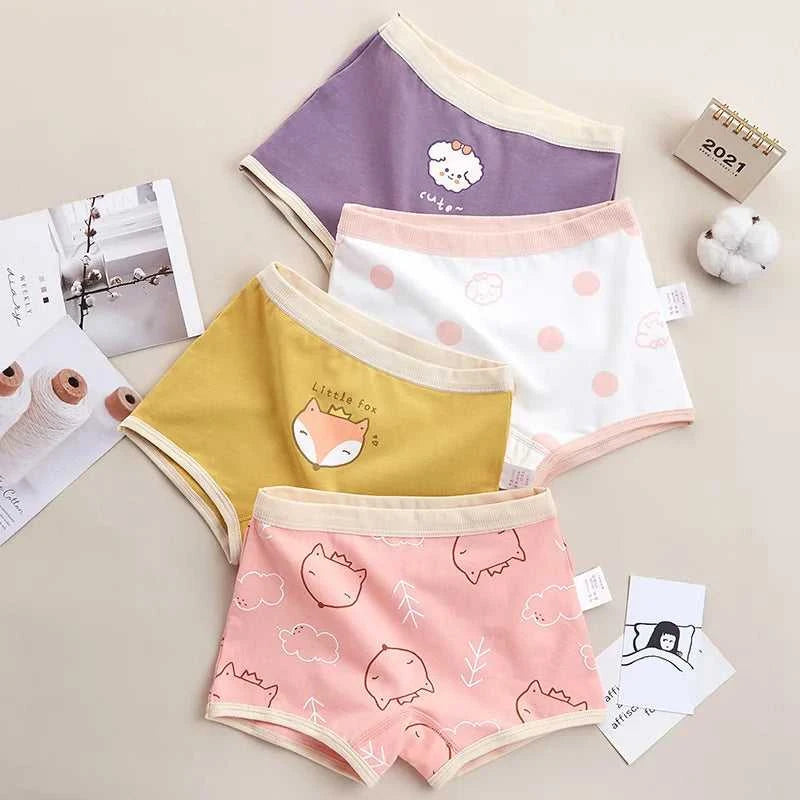 Girls Panties Kids Cotton Underwear Children's Briefs Cherry Cartoon Short 4Pcs/lot The jack market .AU The jack market .AU Mum & Kids: Essential Products for Every Family $ 29 14:771#4pcs one lot;200000463:200004189#XL(120-130cm17-21kg)