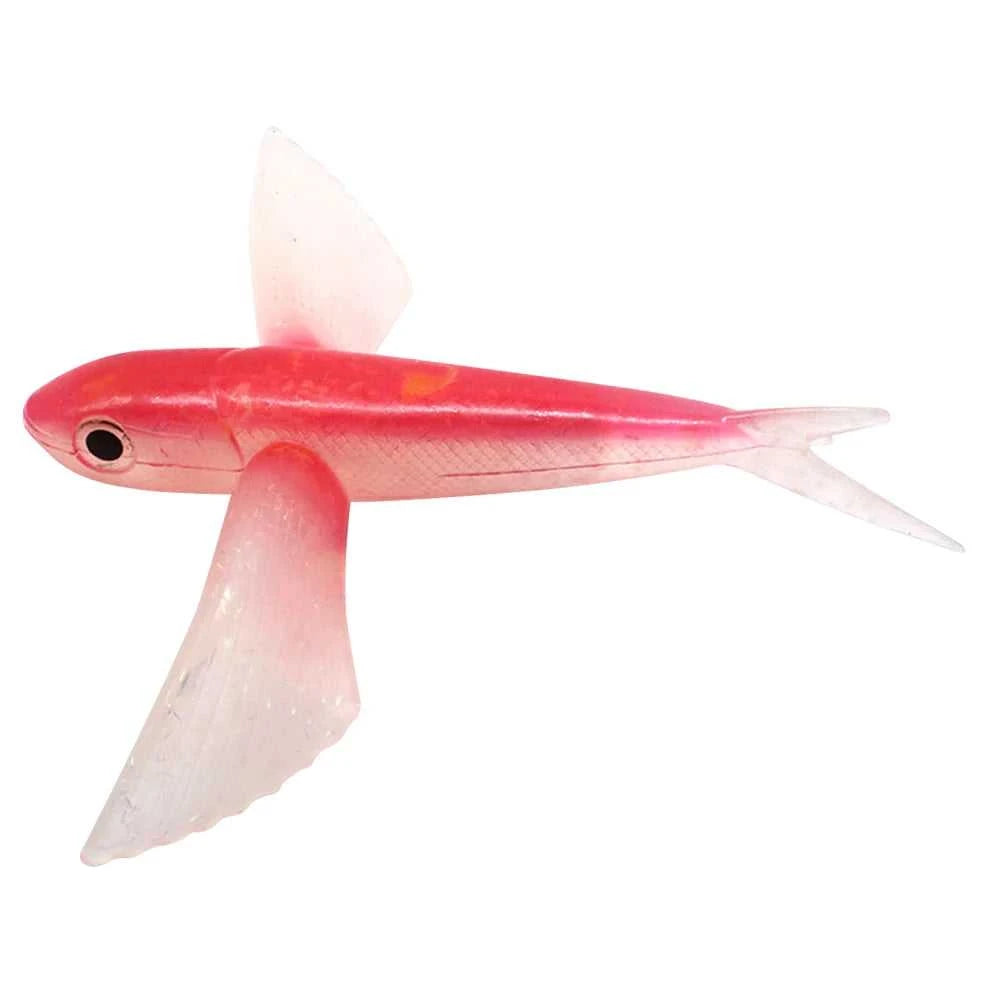 Fishing Lure Bait Sea Fishing Big Fish Flying Fish Soft Bait Tuna Lures Pink Trolling Bird Shaped Teaser for Fishing Tackle The jack market .AU The jack market .AU Fishing Gear $ 23 14:10#Red