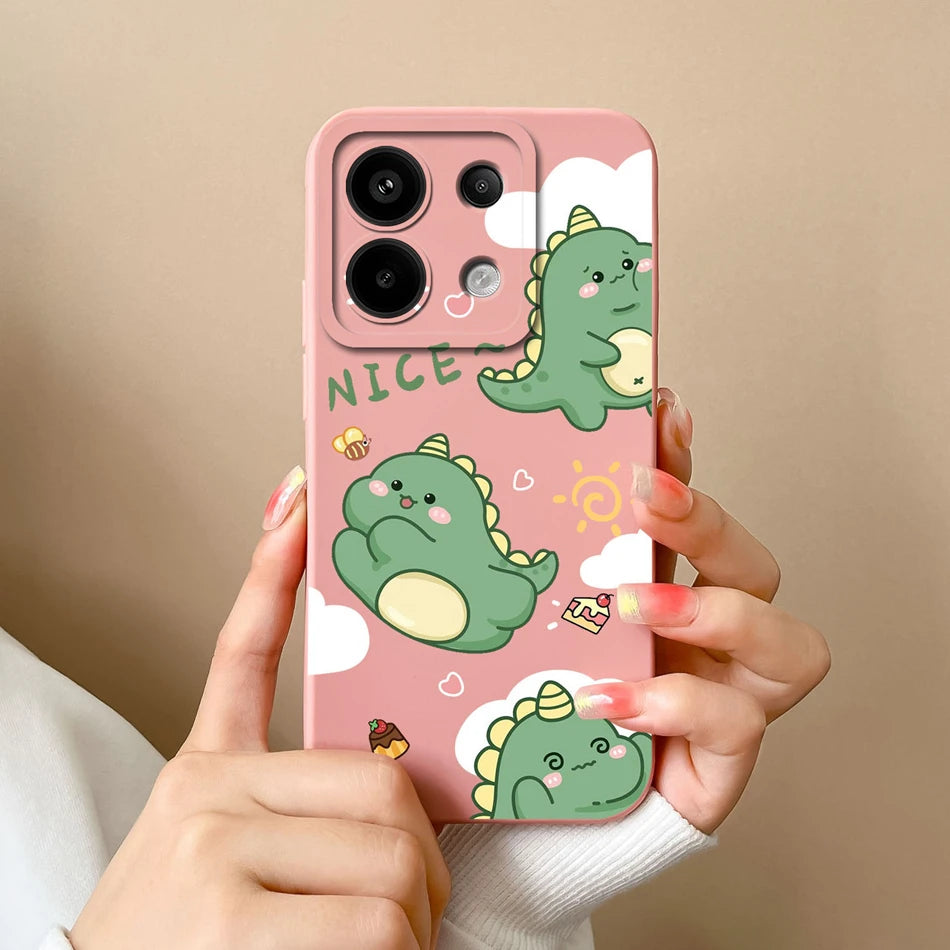 Xiaomi Poco X6 Pro Anime Silicone Case - Full Protection & Shockproof Design for Ultimate Style & Durability