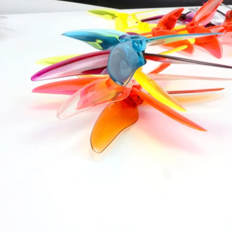 51499 2Pairs Purple Gemfan Hurricane  Props 5 Inch 3-Blade CW/CCW PC Propeller for RC Drone FPV Racing  2306 Motor Nazgul5 LAL5
