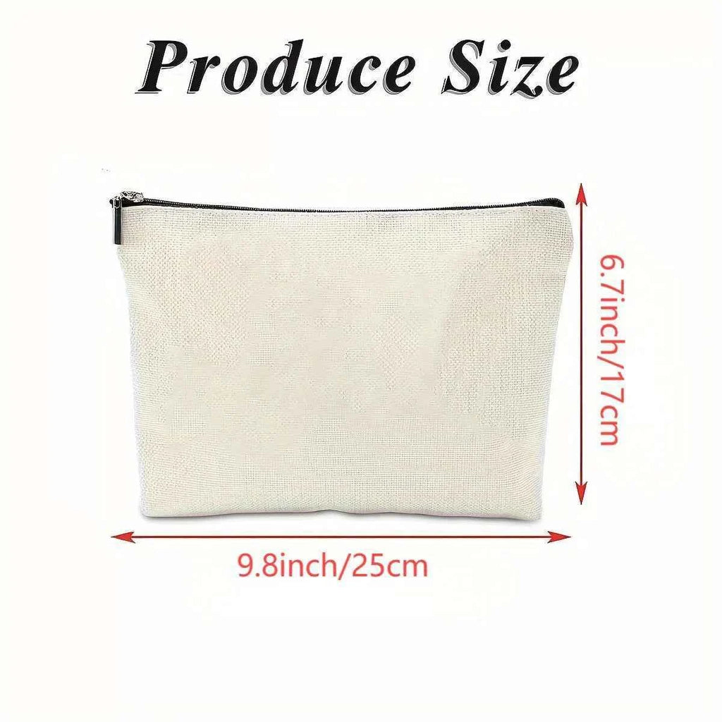 Floral Charm Makeup Bag - Stylish Zipper Pouch for Jewelry & Essentials Storage