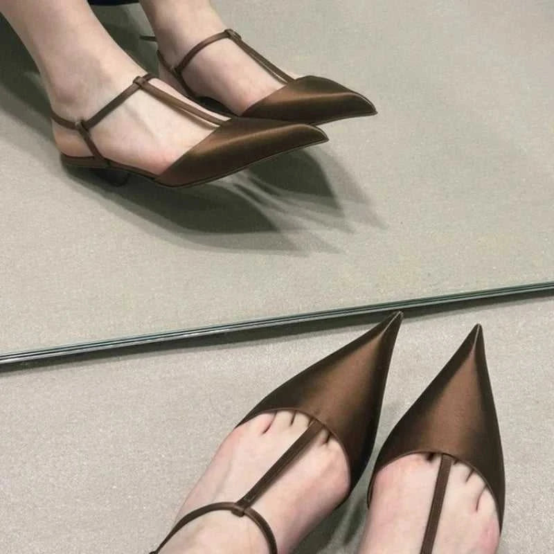 Women's Heeled Shoes New Sexy Pointed Toe Chunky Heel Slingbacks Shoes for Women High Heel Shoes Dress Party High Heel Sandals The jack market .AU The jack market .AU Step Up Your Style: Trendy Shoes for Every Occasion! $ 69 14:933;200000124:200000334