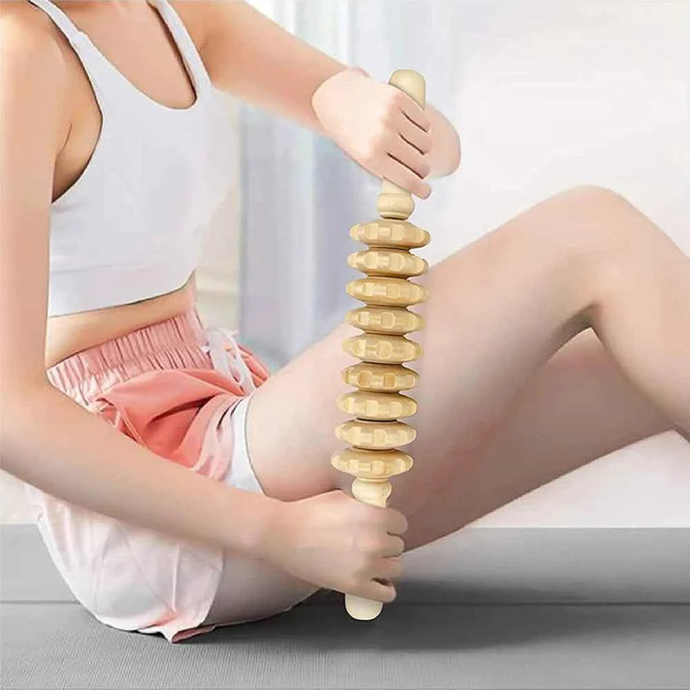 Wooden Wonders 4-in-1 Therapy Massage Kit – Anti-Cellulite & Muscle Pain Relief for Body Shaping