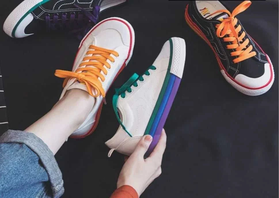 New Arrival 2025 Women's Canvas Shoes Korean Vulcanized Shoe Daily Routine On Offer Offers High Quality Deals H Ladies Footwear The jack market .AU The jack market .AU Step Up Your Style: Trendy Shoes for Every Occasion! $ 82 14:193#Black Shoes;200000124:200000334