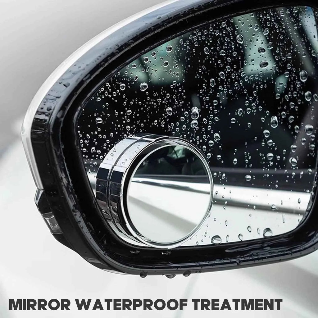 Car Blind Spot Mirror 360 Degree Adjustable Round Convex Rear View Mirror with Suction Cup Wide Angle Clear HD Anti Glare